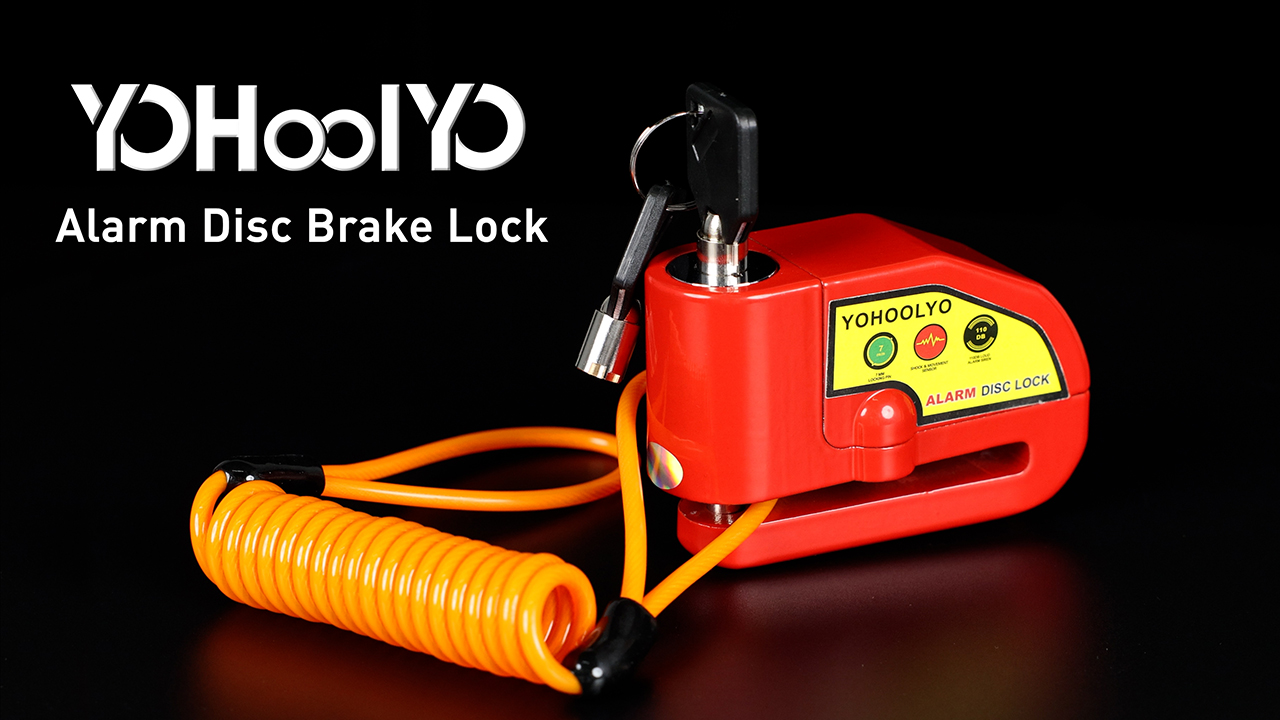 Amazon.com: YOHOOLYO Alarm Disc Lock Motorcycle Disc Brake Lock